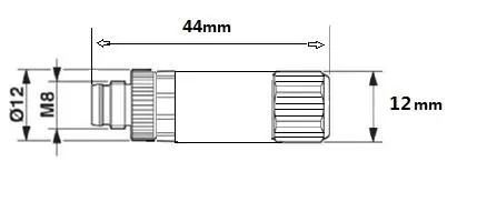 M8-MS4A-PL-SC尺寸图
