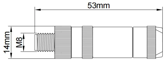 M8-MS3A-SH-SC尺寸图