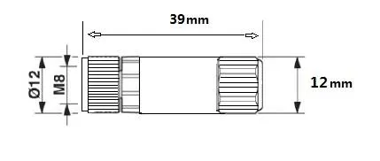 M8-FS4A-PL-SC尺寸图
