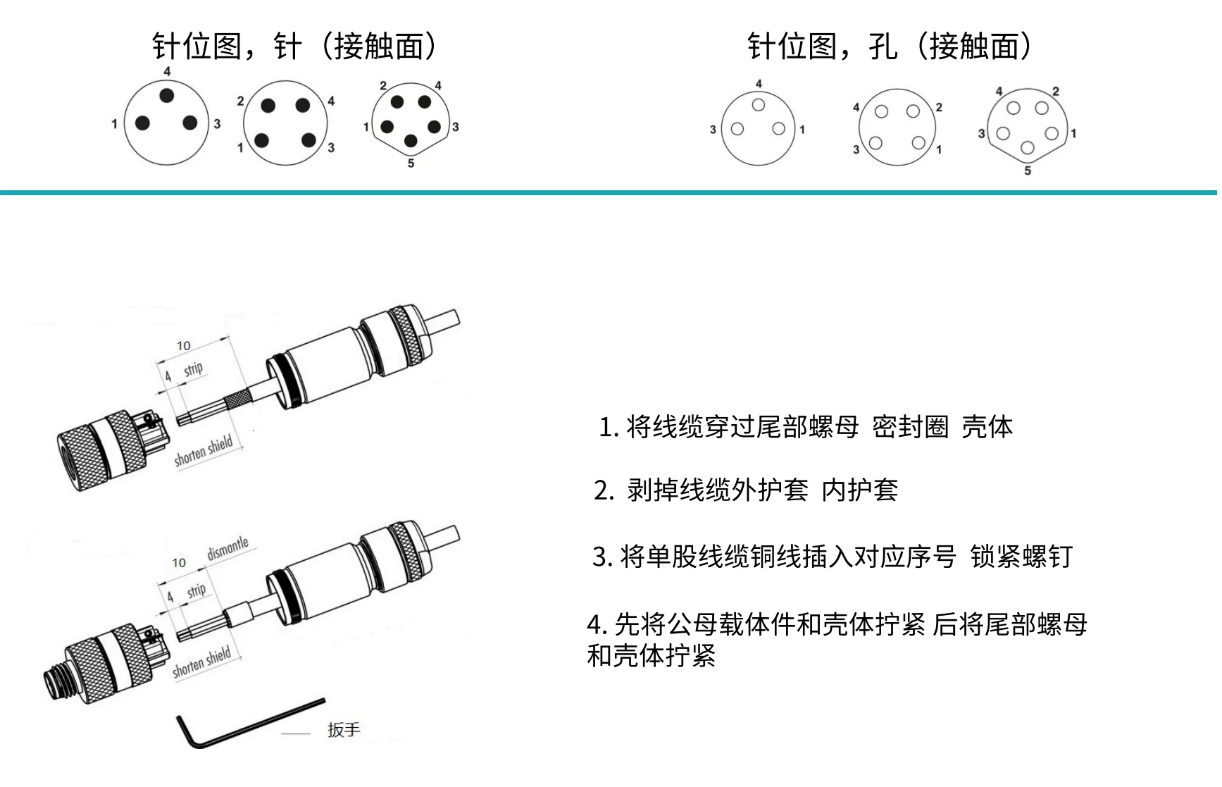 针位图与安装说明